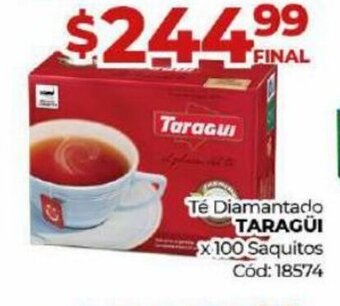 Diarco TARAGÜI té diamantado oferta