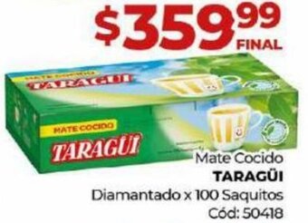 Diarco TARAGÜI mate cocido oferta