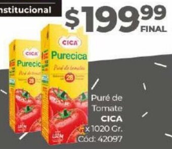 Diarco CICA puré de tomate oferta