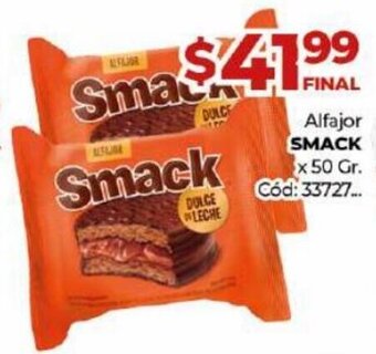Diarco SMACK alfajor oferta
