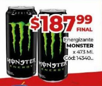 Diarco MONSTER energizante oferta