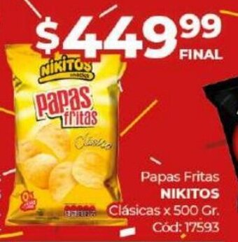 Diarco NIKITOS papas fritas oferta