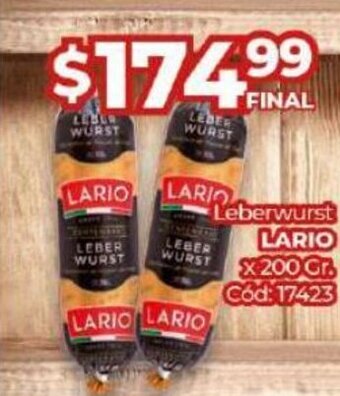 Diarco LARIO leberwurst oferta