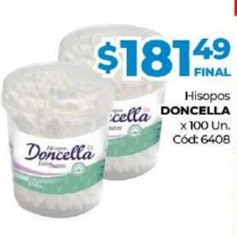 Diarco DONCELLA hisopos oferta