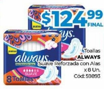Diarco ALWAYS toallas oferta