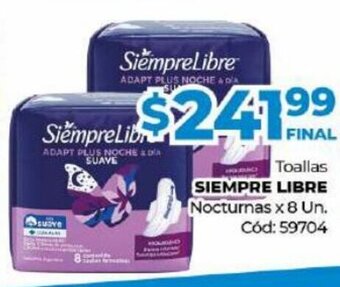 Diarco SIEMPRE LIBRE toallas oferta