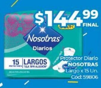 Diarco NOSOTRAS protector diario oferta