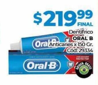 Diarco ORAL B dentifrico oferta