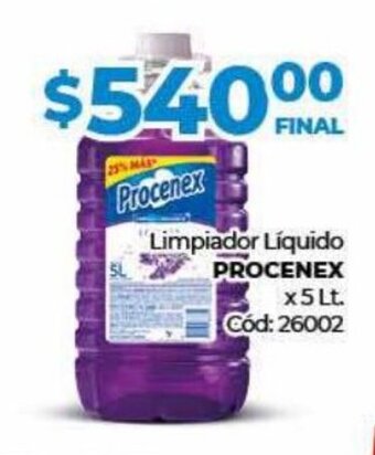 Diarco PROCENEX limpiador liquido oferta