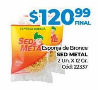 Diarco SED METAL esponja de bronce oferta