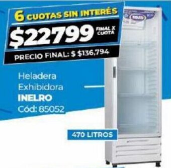 Diarco INELRO heladera exhibidora oferta