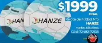 Diarco HANZE pelotta de futbol N5 oferta