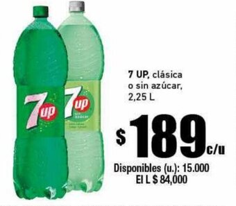 Cooperativa Obrera 7 UP oferta
