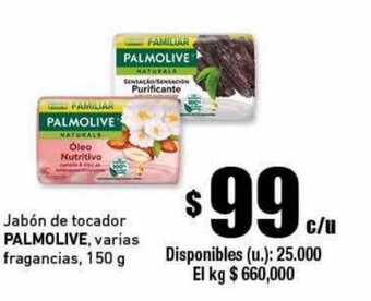 Cooperativa Obrera PALMOLIVE jabón de tocador oferta