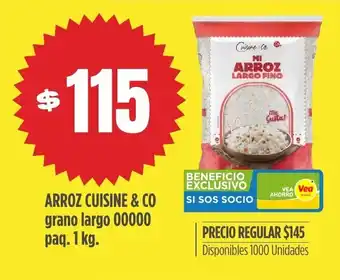 Supermercados Vea Arroz cuisine & co grano largo 00000 oferta