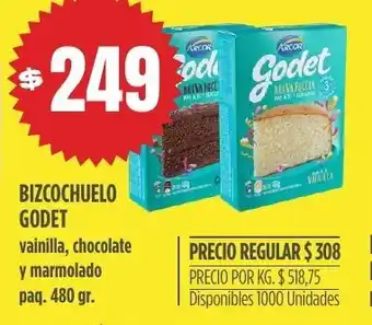Supermercados Vea Bizcochuelo godet oferta