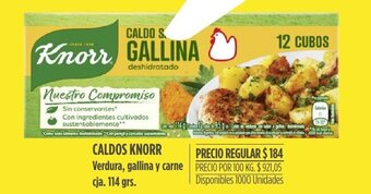 Supermercados Vea Caldos knorr oferta