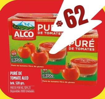 Supermercados Vea Puré de tomate alco oferta