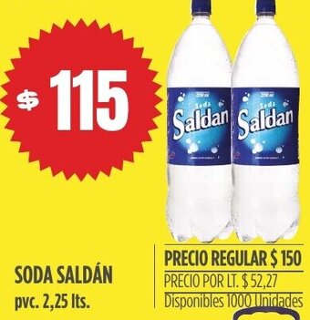 Supermercados Vea Soda saldán oferta