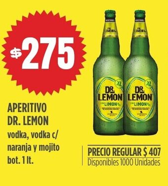 Supermercados Vea Aperitivo dr. lemon oferta