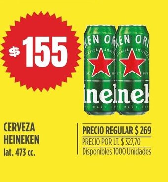 Supermercados Vea Cerveza heineken oferta
