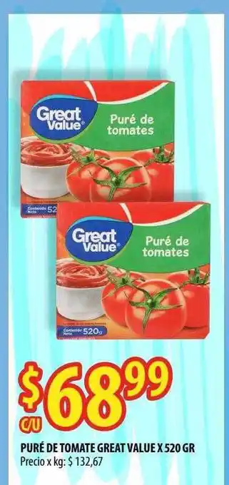 Punto Mayorista Puré de tomate great value oferta