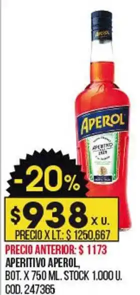 Coto Aperitivo aperol oferta
