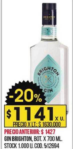 Coto Gin brighton oferta