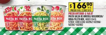 Coto Pasta salsa de brocoli bolognesa rosa fileto box oferta