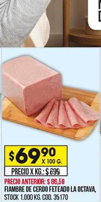 Coto Fiambre de cerdo feteado la octava oferta