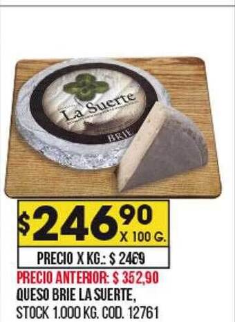 Coto Queso brie la suerte oferta