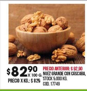 Coto Nuez grande con cáscara oferta