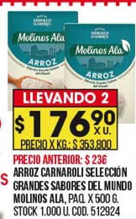 Coto Arroz carnaroli selección grandes sabores del mundo molinos ala oferta