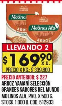 Coto Arroz yamaní selección grandes sabores del mundo molinos ala oferta