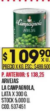 Coto Arvejas la campagnola oferta