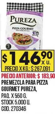 Coto Premezcla para pizza gourmet pureza oferta
