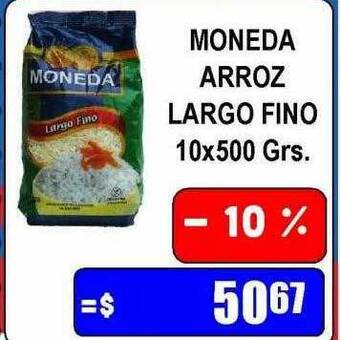 Dulcenter Moneda arroz largo fino oferta