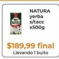 Pasos Supermercado Natura yerba s tacc oferta