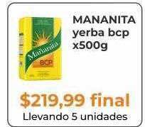 Pasos Supermercado Mananita yerba bcp oferta