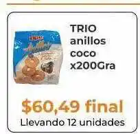 Pasos Supermercado Trio anillos coco oferta