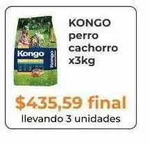 Pasos Supermercado Kongo perro cachorro oferta