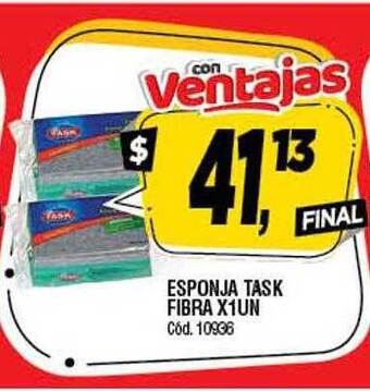 Supermercados Yaguar Esponja task fibra oferta