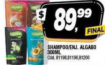 Supermercados Yaguar Shampoo, enj. algabo oferta