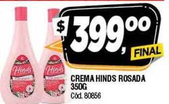Supermercados Yaguar Crema hinds rosada oferta