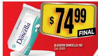 Supermercados Yaguar Algodon doncella oferta