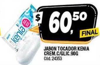 Supermercados Yaguar Jabon tocador kenia crem. c-glic oferta