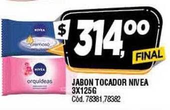 Supermercados Yaguar Jabon tocador nivea oferta