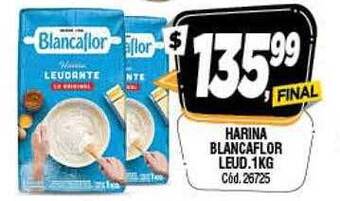 Supermercados Yaguar Harina blancaflor leud. oferta