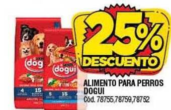 Supermercados Yaguar Alimento para perros dogui oferta