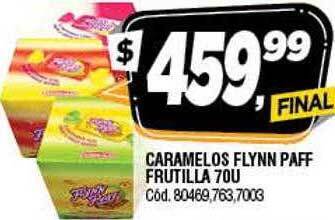 Supermercados Yaguar Caramelos flynn paff frutilla oferta